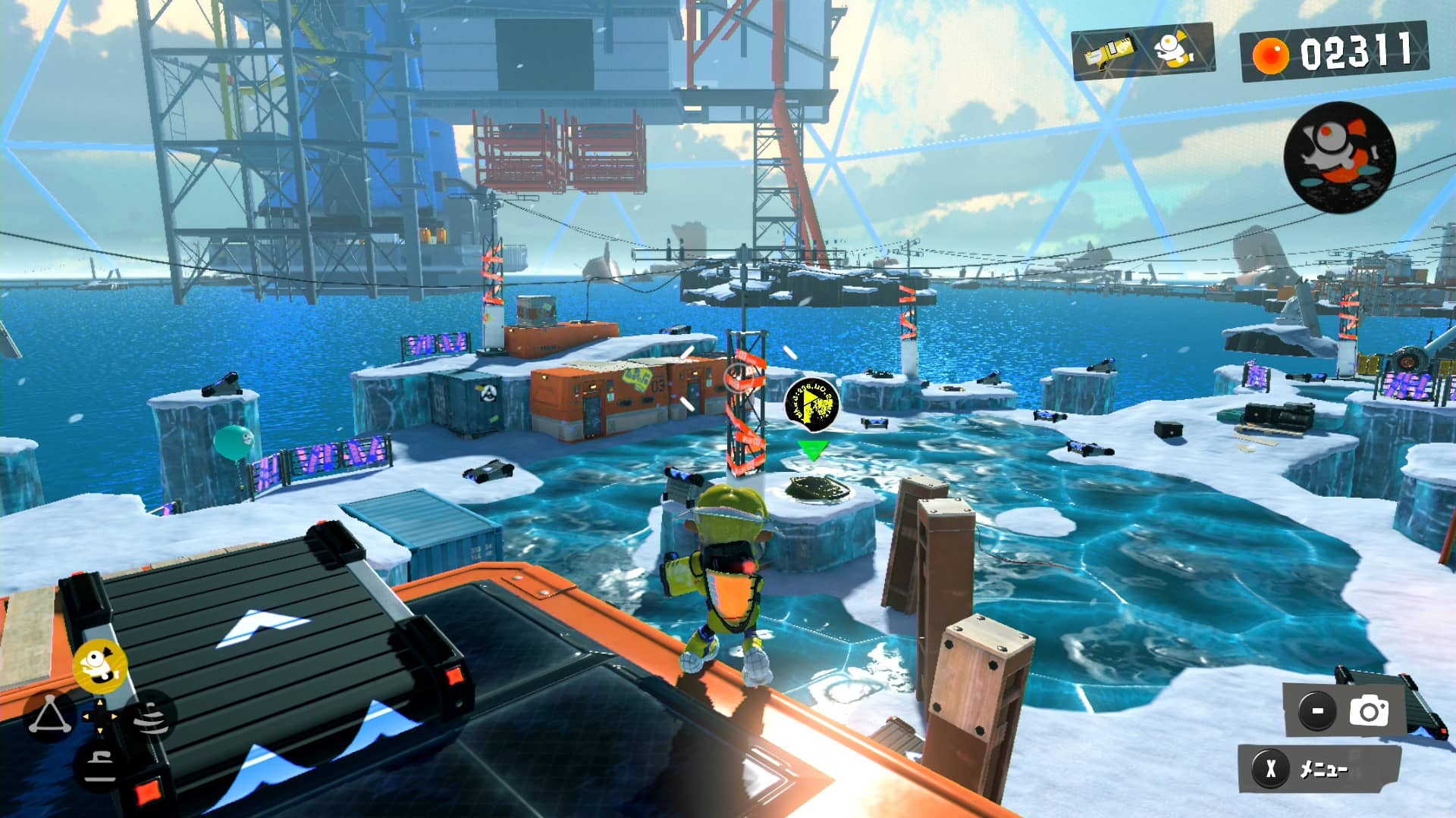 【スプラトゥーン3】サイト3の隠しアイテムの場所【ヒーローモード】