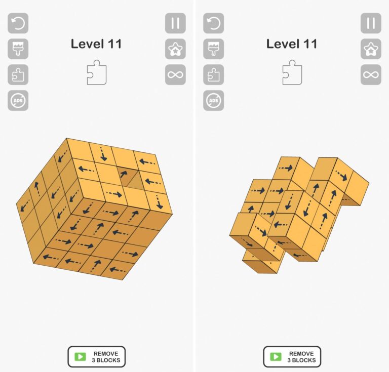 『Tap Master』レビュー 矢印の方向へ飛ぶブロックを全て消すパズルゲーム GameFoliage