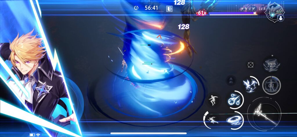ゲームシステム1：爽快な空中コンボとリアルタイムアクション