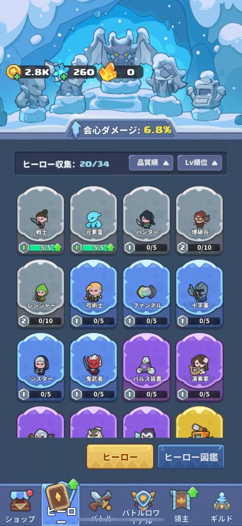 面白いポイント3：豊富なキャラクターと育成要素