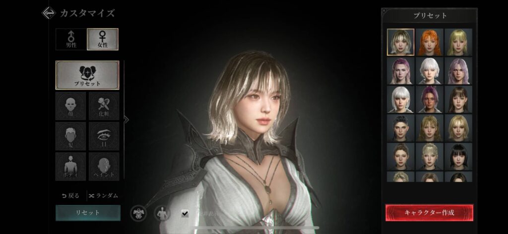面白いポイント2：多彩なクラスとキャラクターメイク