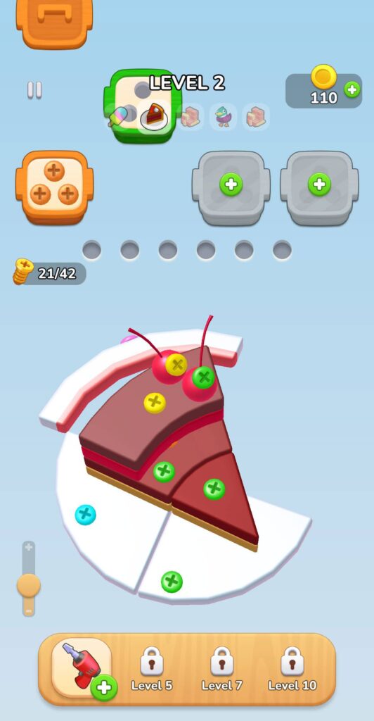 ゲームシステム2：毎レベル変わる3Dモデル