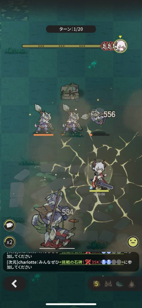 ゲームシステム1：放置育成とスキル連携バトル