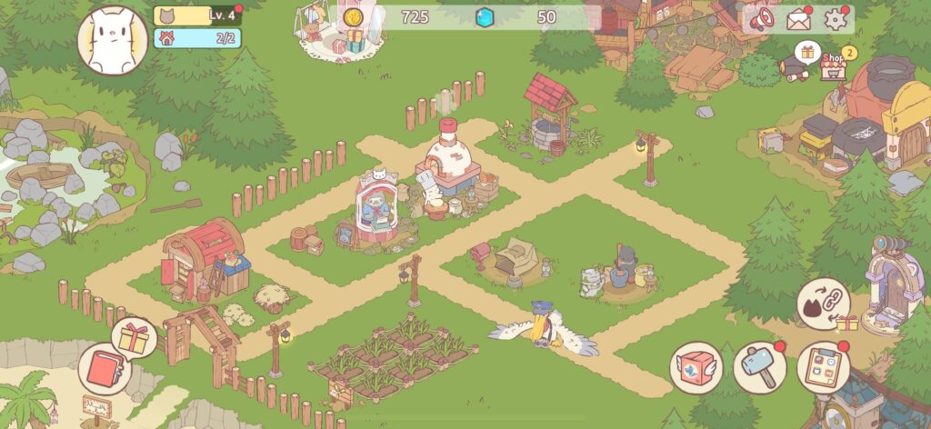 ゲームシステム2：豊富なデコレーションと自由なカスタマイズ