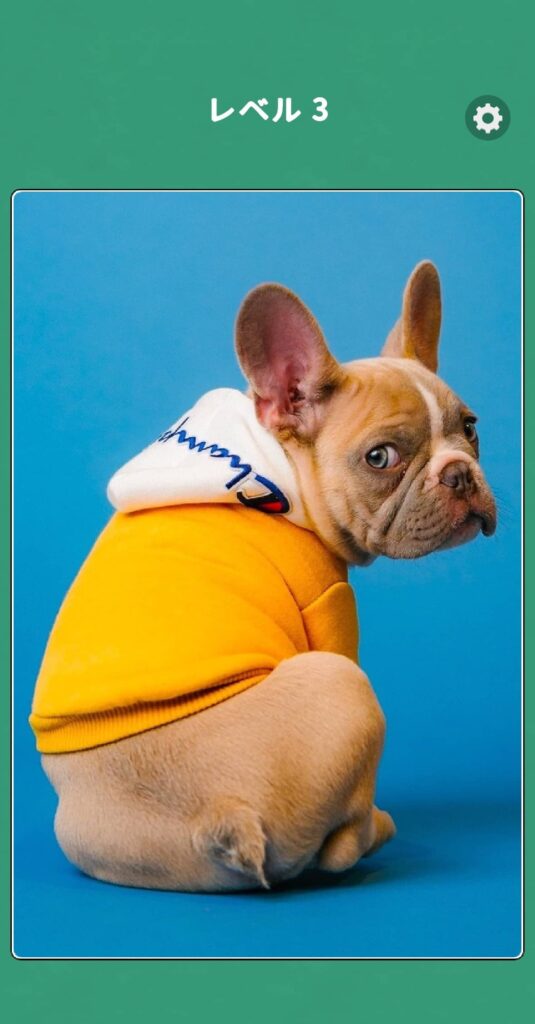 ゲームシステム1：カードを並び替えて1枚の写真を完成させる基本ルール