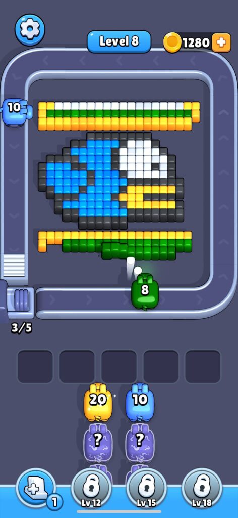 ゲームシステム3:短時間で遊べるステージ制&ジワジワ上がる難易度