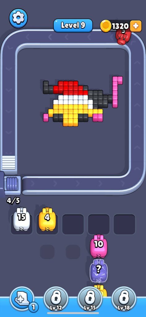 面白いポイント1:ブタ×コンベア×ピクセルアートという謎の組み合わせ