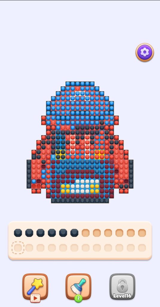 面白いポイント2：3D宝石のビジュアルと音のフィードバックが心地いい