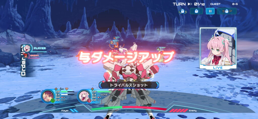 ゲームシステム1：フルオートで手軽に楽しめる放置系バトル