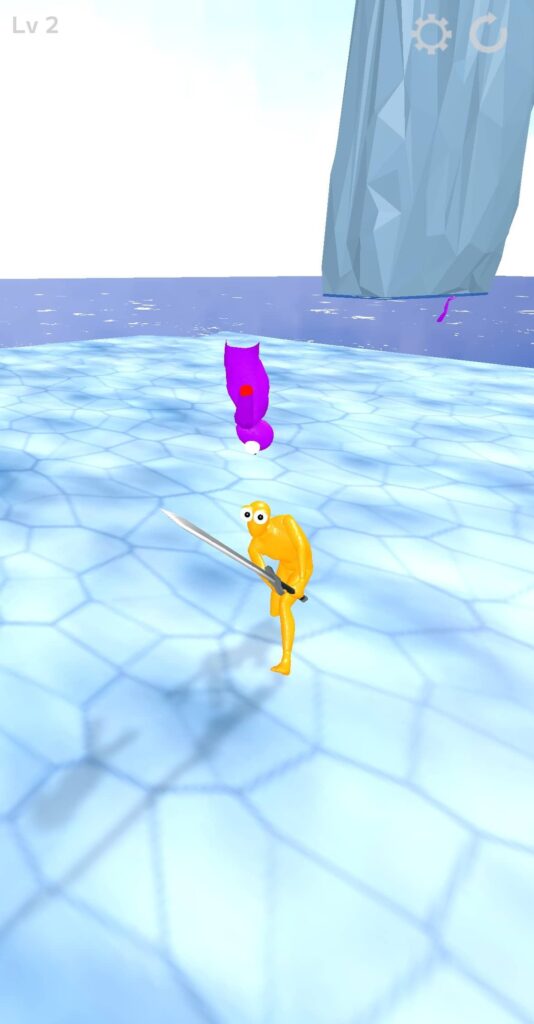 ゲームシステム1:斬る・避ける・もがく!ラグドール剣戟の快感