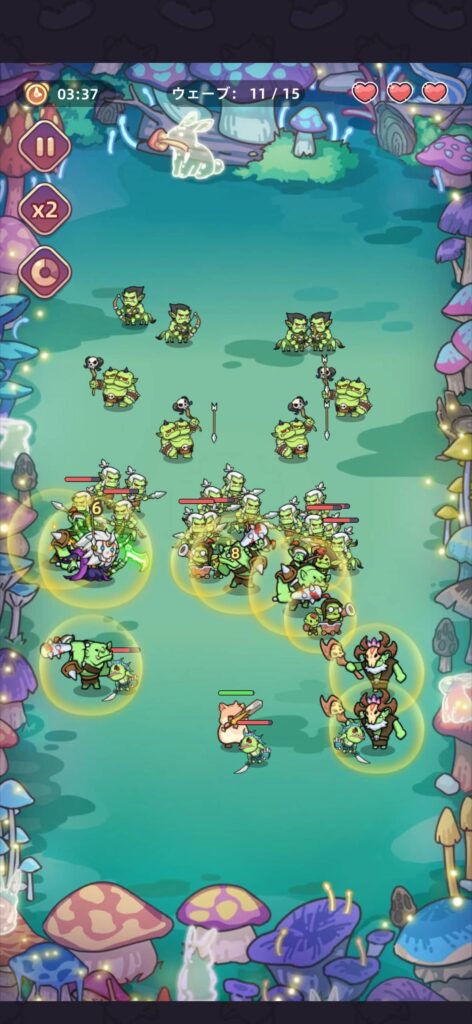 面白いポイント1：「闇カワ」な世界観とちびキャラのギャップ