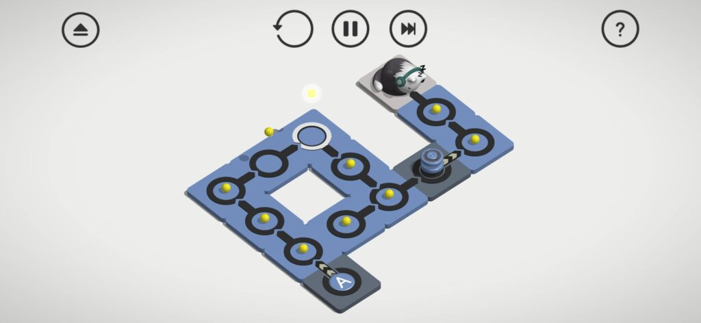 ゲームシステム1：矢印タイルで回路を組むロジックパズル