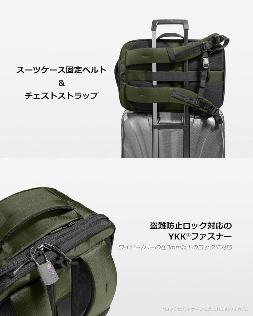 盗難防止ロック対応で、高額機材を持ち歩く不安を軽減