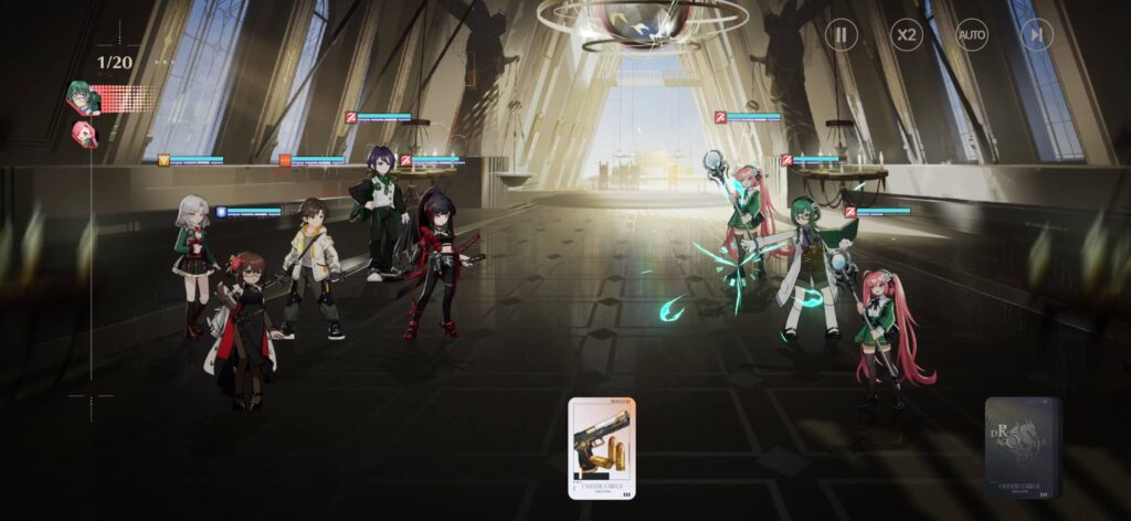 ゲームシステム2:セミオートで爽快に戦うターン制バトル