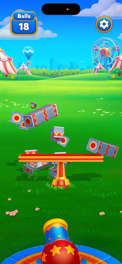 ゲームシステム1：狙って撃つだけのシンプル爽快な破壊アクション