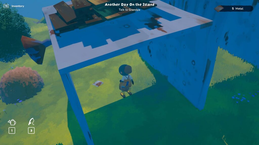 ゲームシステム1：素材を集めて合成しながら進む探索