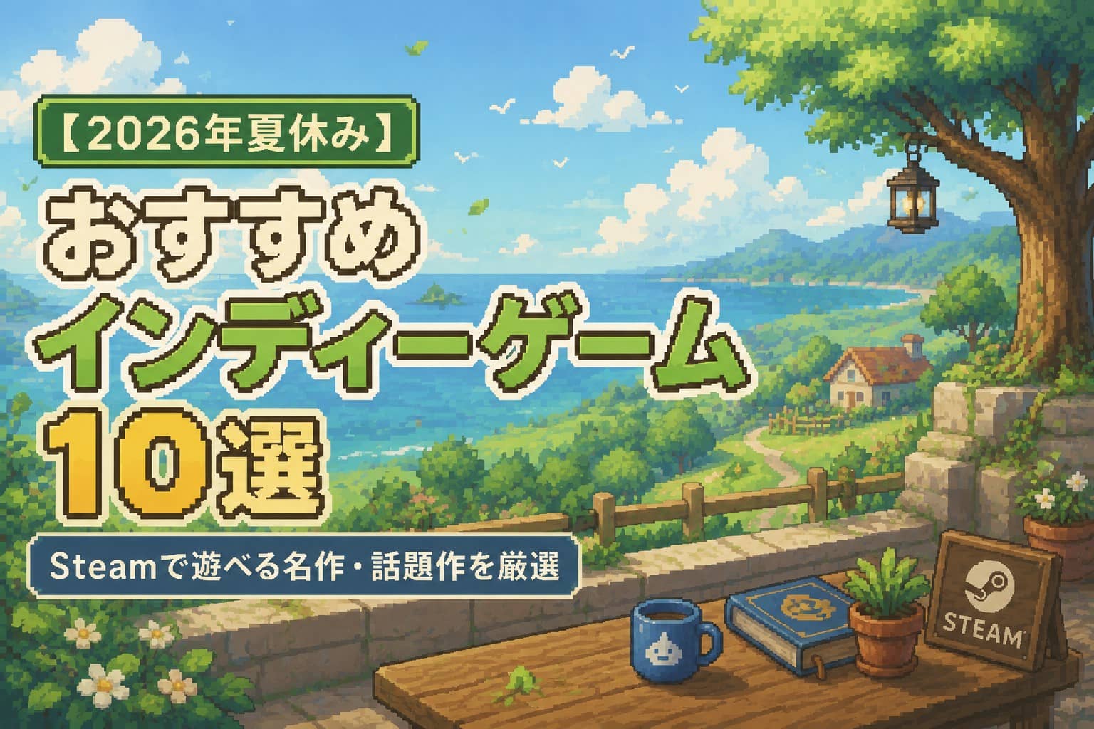 【2026年夏休み】おすすめインディーゲーム10選｜Steamで遊べる名作・話題作を厳選