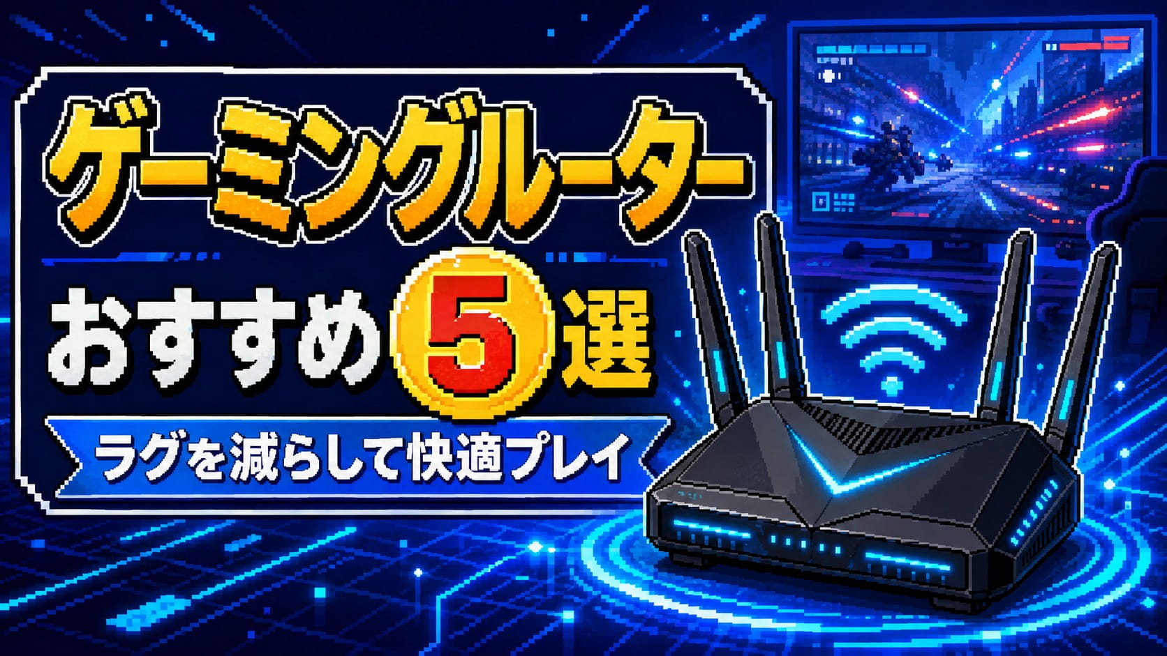 ゲーム向けゲーミングルーターおすすめ5選｜ラグを減らして快適に遊べる人気モデルを比較