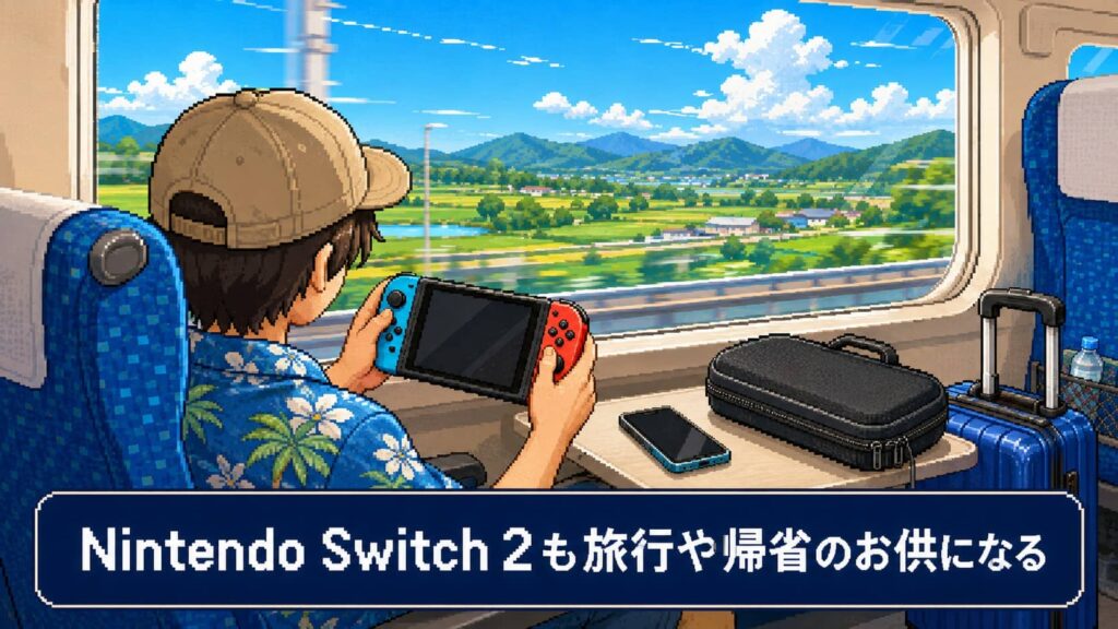 Nintendo Switch 2も旅行や帰省のお供になる