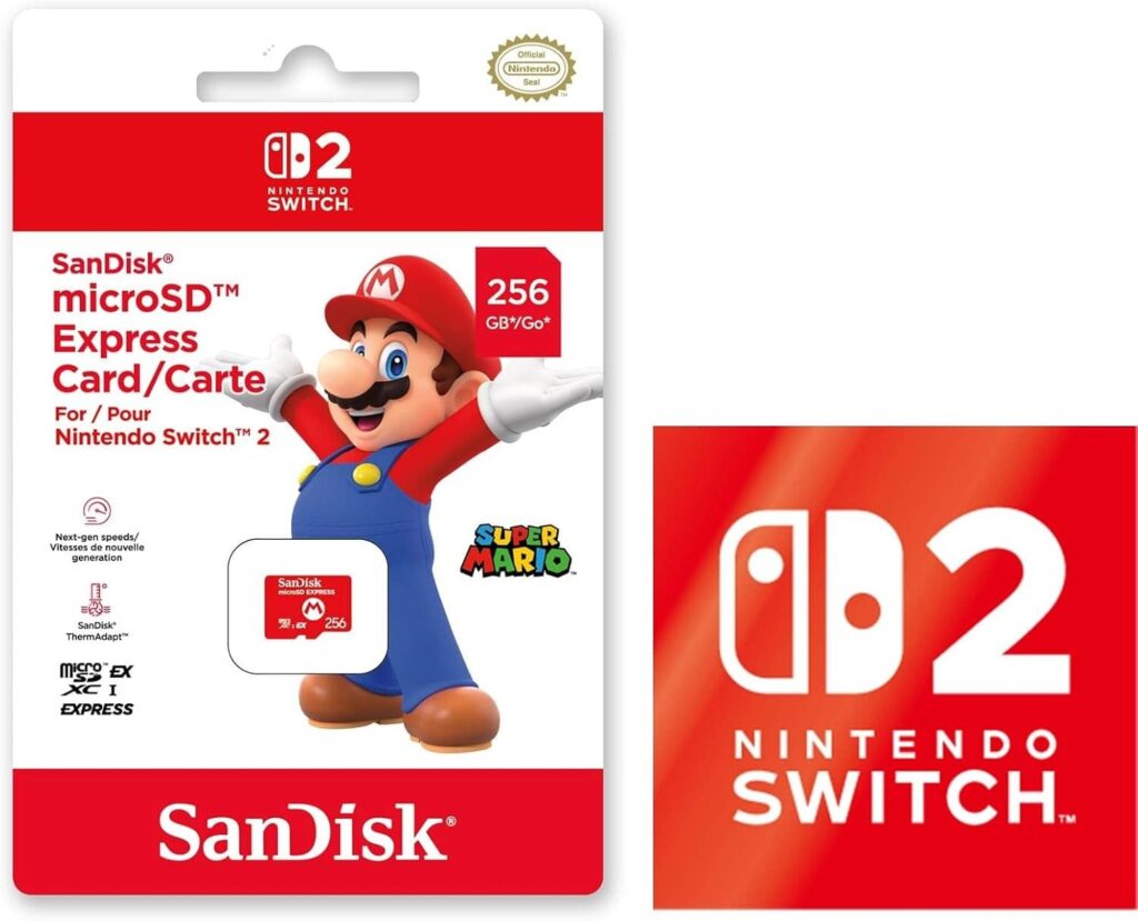 ② Samsung microSD Express 256GB｜Switch 2には必須級