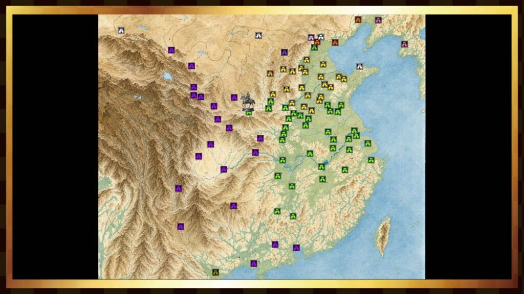 変わり続ける乱世で、88の城を奪い合う