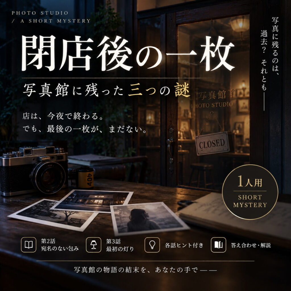 『閉店後の一枚』とは？