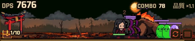ゲームシステム1：タスクバーで戦い続ける放置バトル