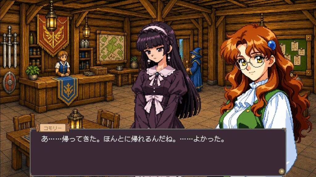 ゲームシステム3：拠点で強化、クエスト、そして占い