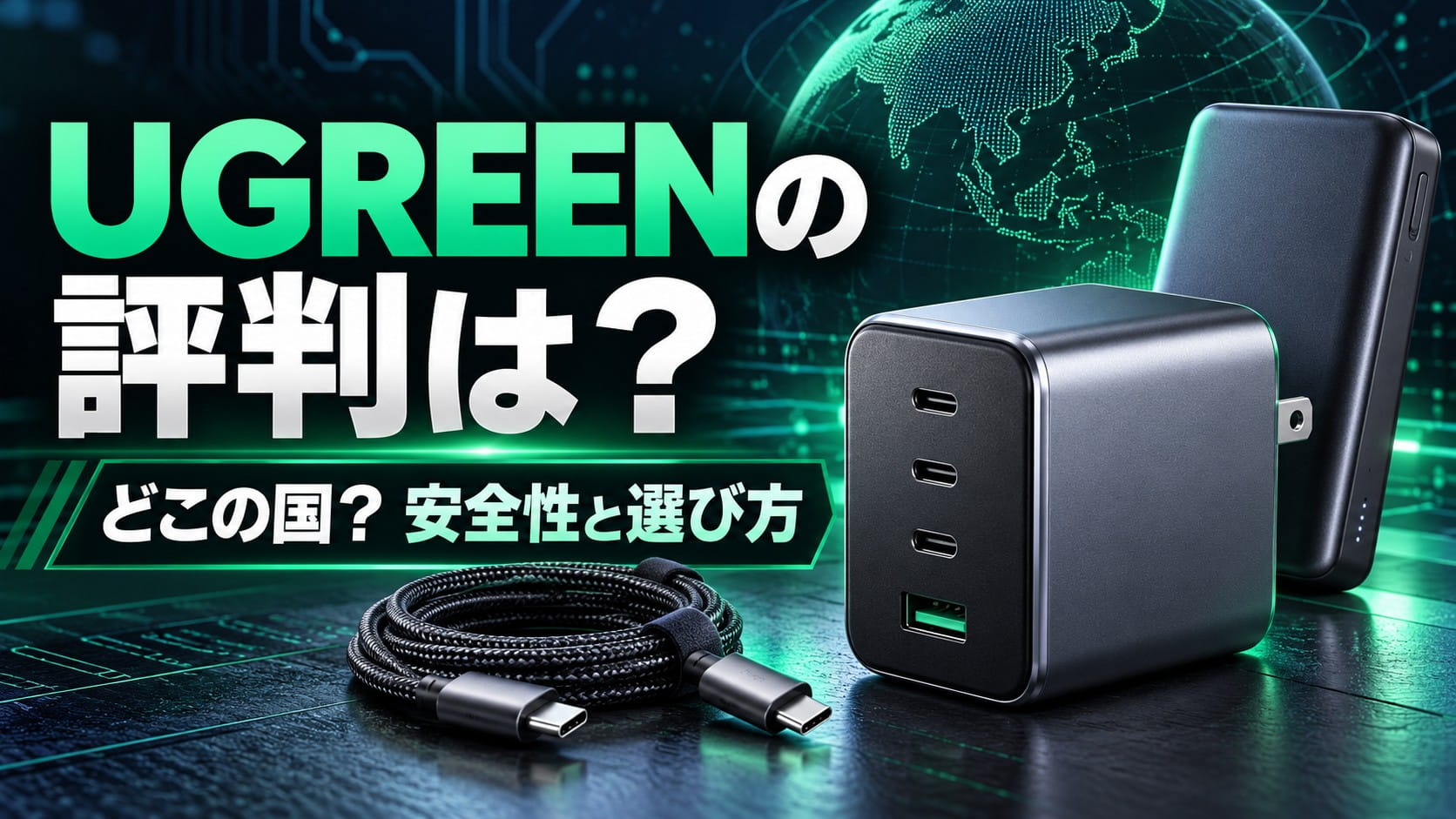 UGREENの評判は?どこの国のメーカー?危険性や製品選びの注意点を解説